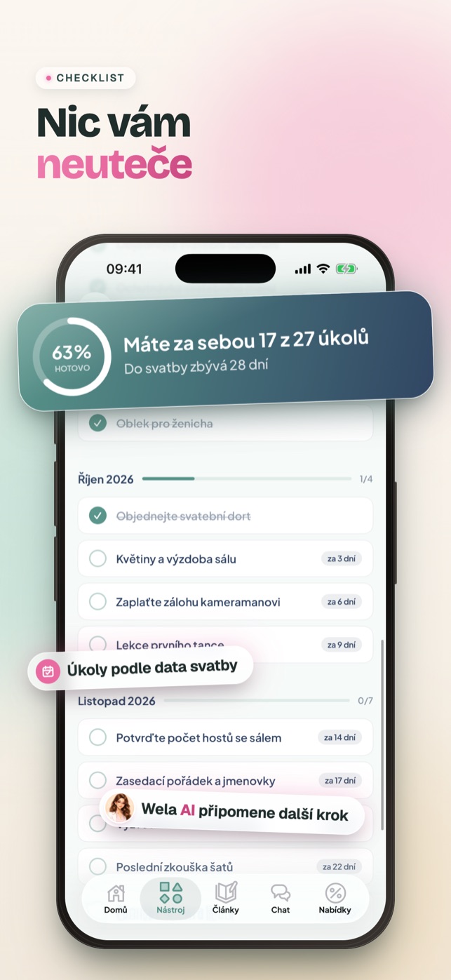Váš svatební web s potvrzením účasti