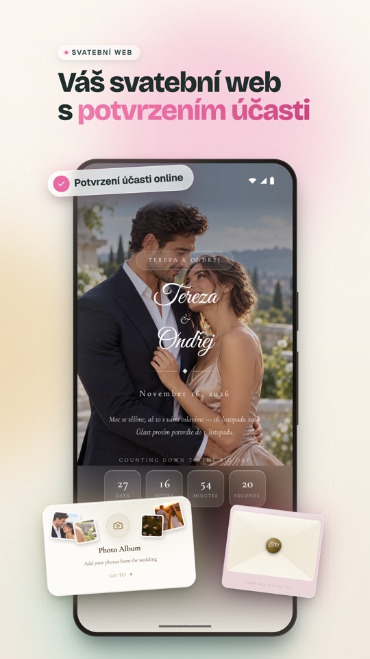 Svatební hry, které roztočí oslavu (Android)
