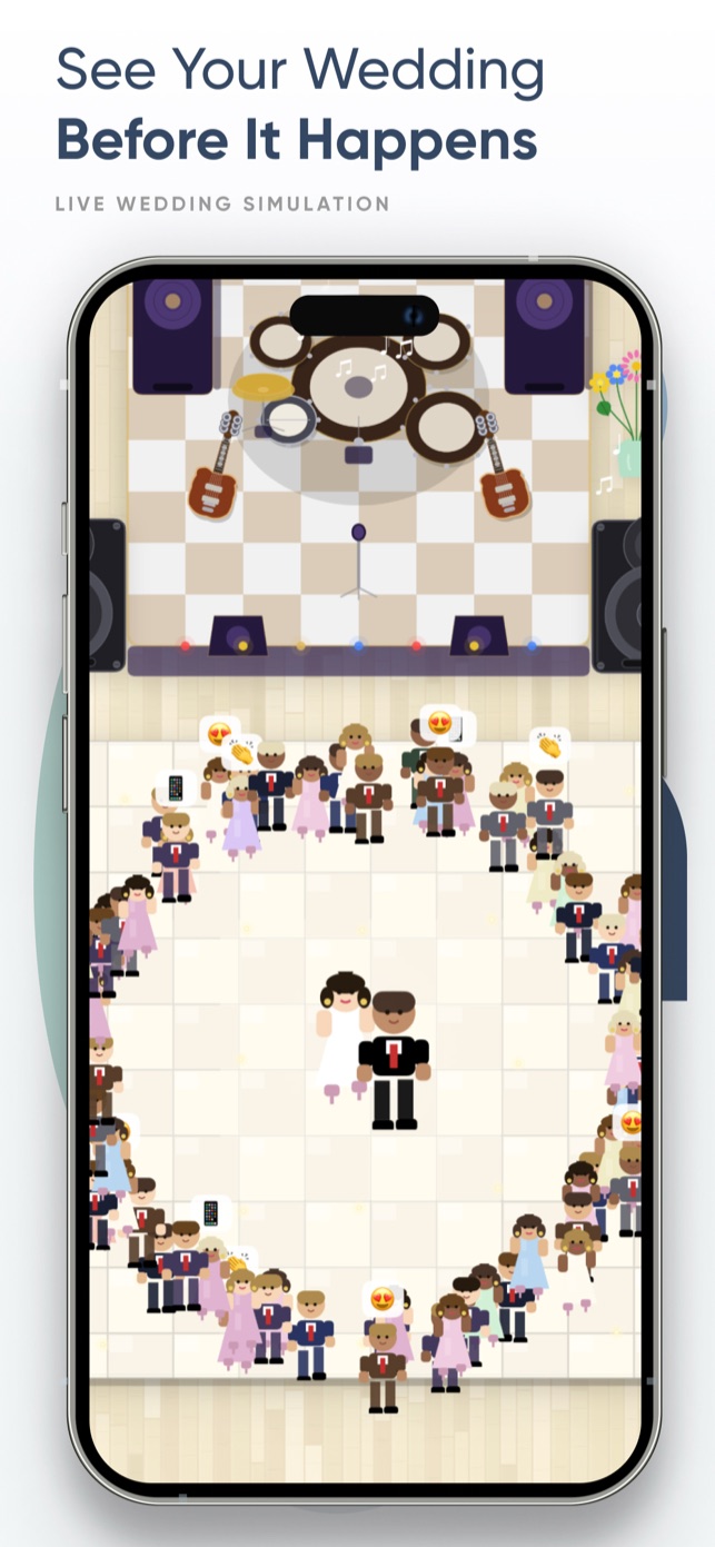 Live wedding simulation