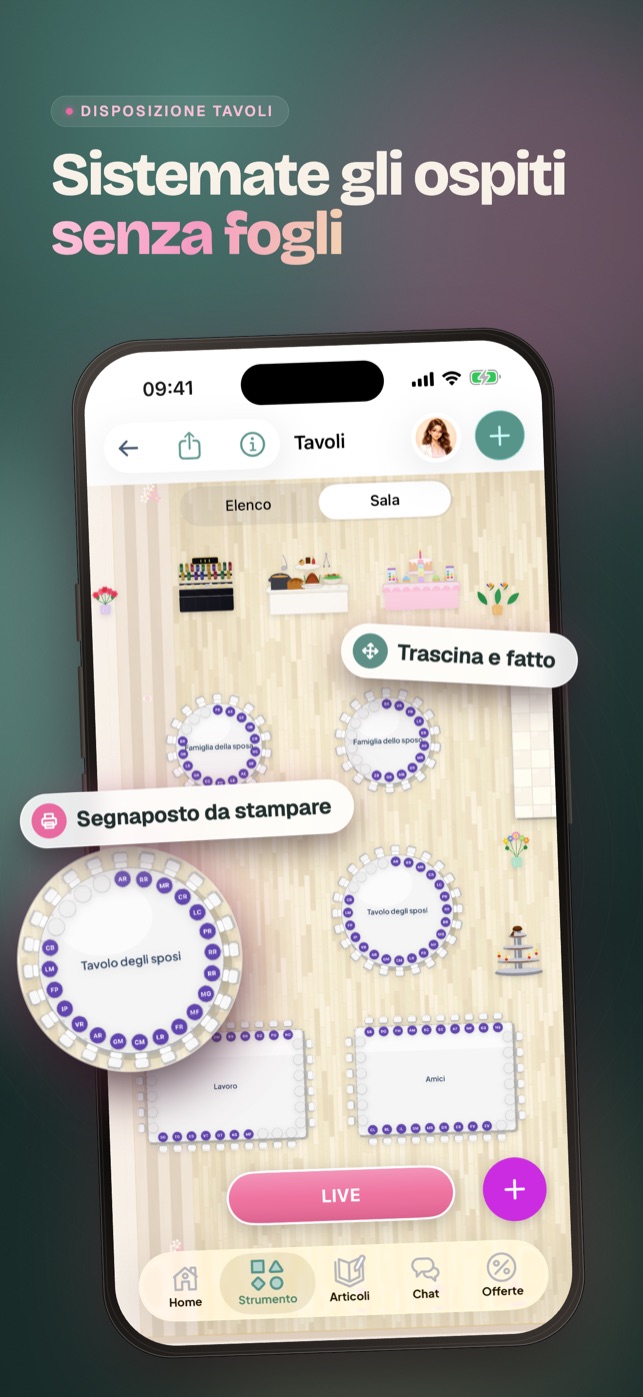 Lista invitati — invitati e RSVP sotto controllo