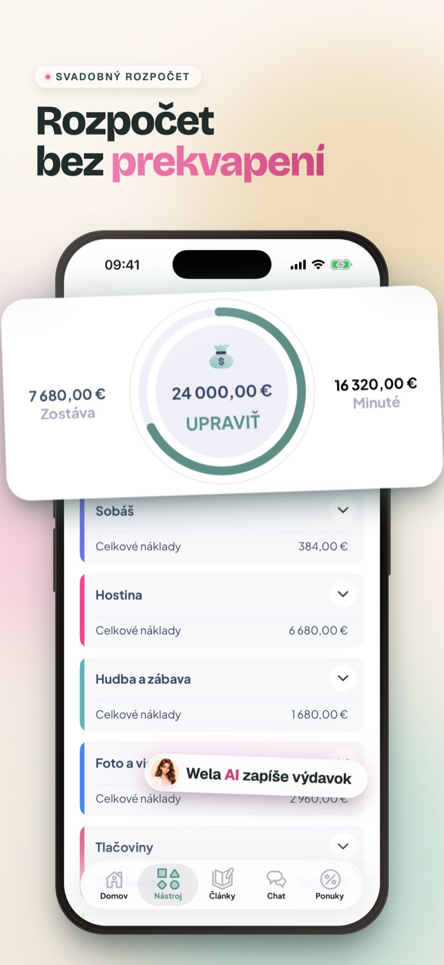 Pozvanie partnera na spoločné plánovanie vo Wevowly